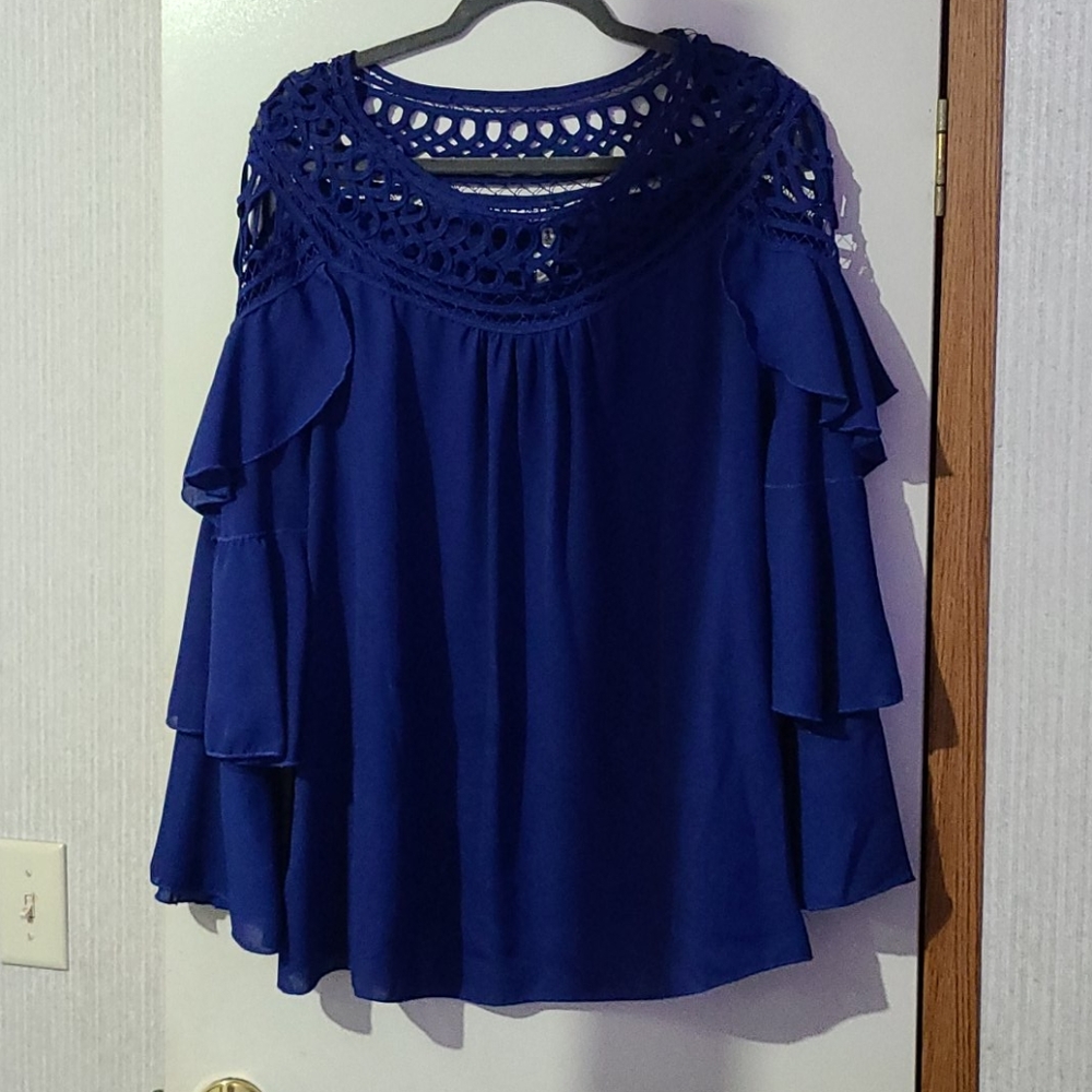 2xl Blue blouse